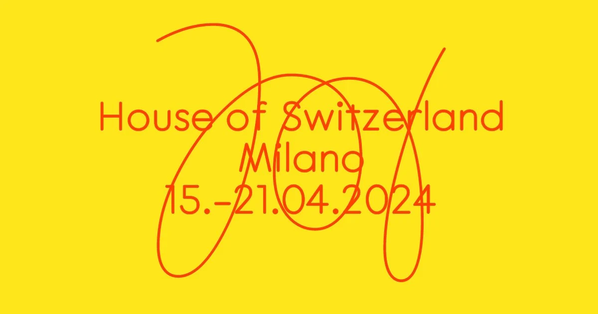 ECAL MILANO 2023: 4 exhibitions, 17–23.04.2023, Milan Design Week - ECAL